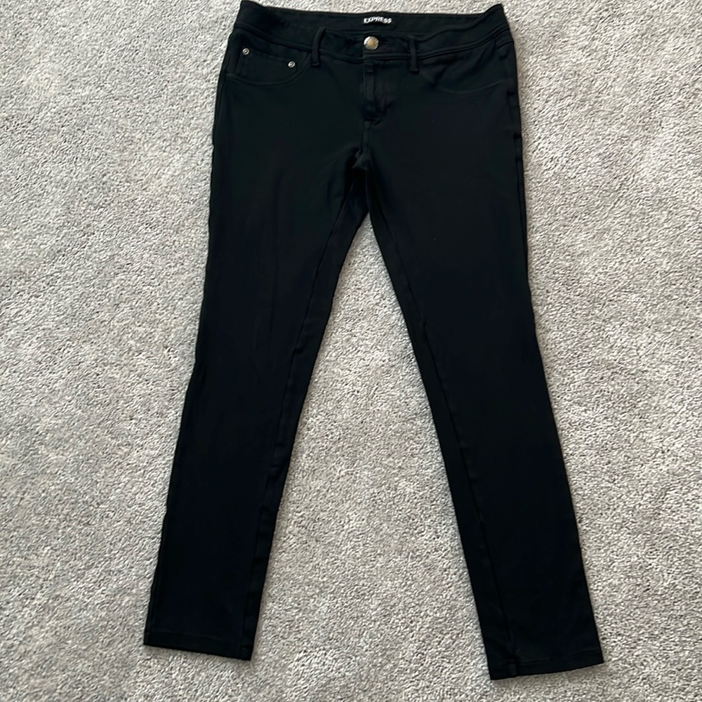 Express Women’s Stretch Black Legging, Size Medium